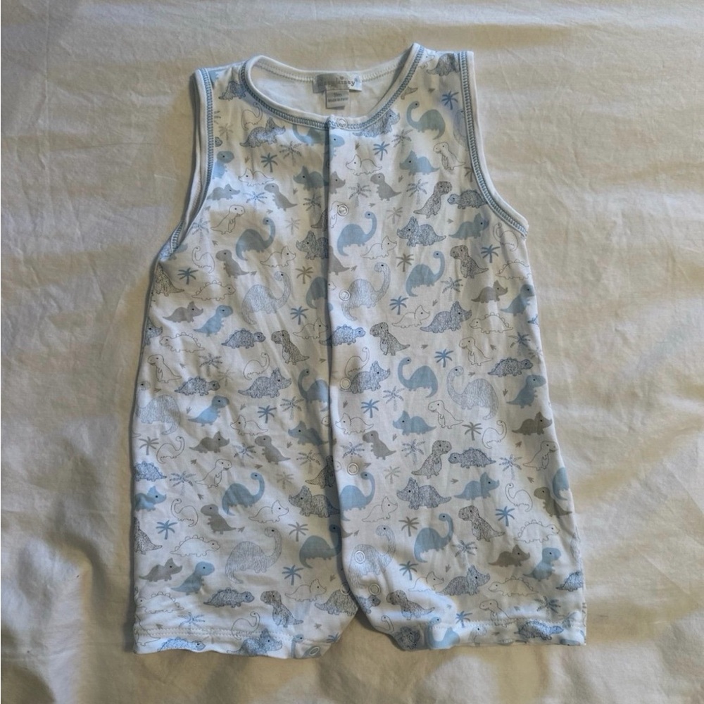 Kissy Kissy Dino tank top romper size 6-9 months